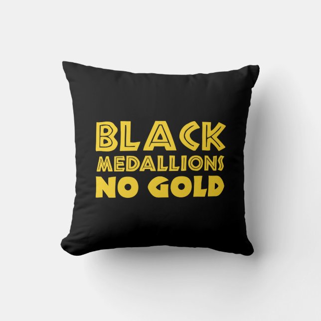 BLACK MEDALLIONS NO GOLD CUSHION (Front)