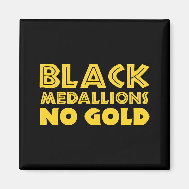 BLACK MEDALLIONS NO GOLD MAGNET (Front)