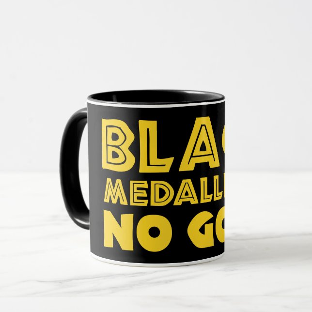 BLACK MEDALLIONS NO GOLD MUG (Front Left)