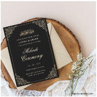 Black Mehndi Henna Muslim Wedding