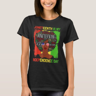 Black Melanin Queen Afro Women Gifts Black History T-Shirt