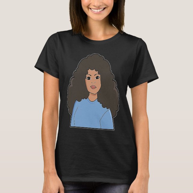 Black Melanin Queen Woman Empowerment Power Girl E T-Shirt (Front)