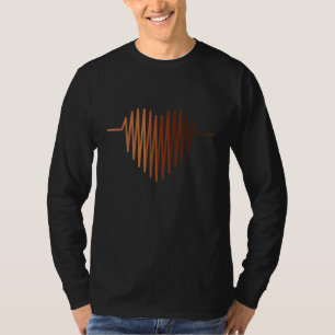 Black Melanin Skin Tone Heart Rate Black History P T-Shirt