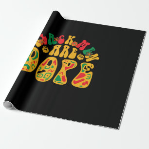 black_men_are_dope_02 wrapping paper