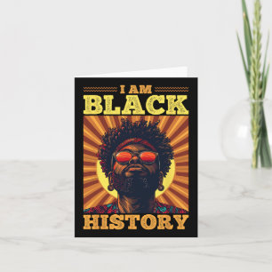 Black Men I Am Black History Black History Graphic Card