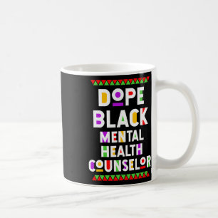 Black Mental Health Counsellor African American Jo Coffee Mug