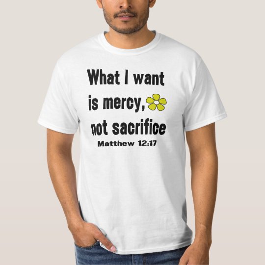 Black Mercy Not Sacrifice T-Shirt