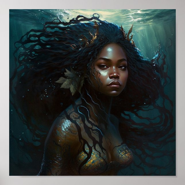'Black Mermaid 5' Poster (Front)