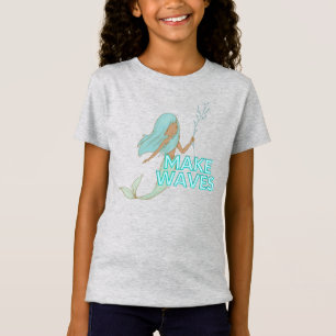 Black Mermaid Kids T-Shirt