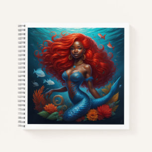 Black Mermaid Notebook