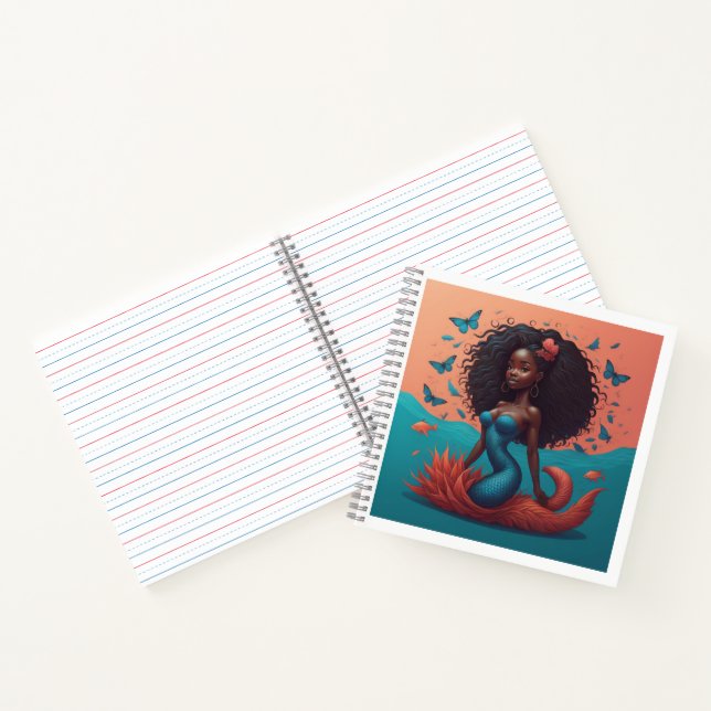 Black Mermaid Notebook (Inside)