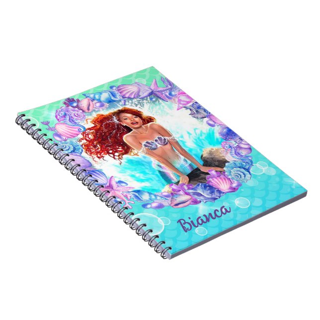 Black Mermaid Notebook (Right Side)