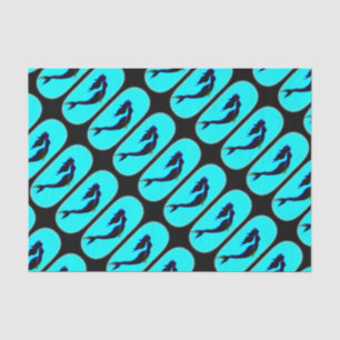 black mermaids rising tissue paper