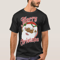 Black Merry Christmas African American Santa Claus