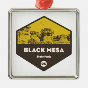 Black Mesa State Park Oklahoma Metal Tree Decoration