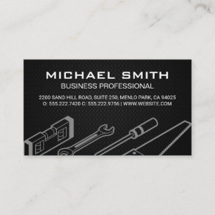 Black Mesh   Hardware Tools Business Card