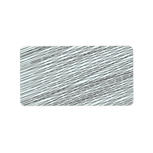 Black Messy lines special gift Label