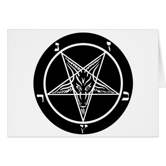 black metal, baphomet of darkness! (Front Horizontal)