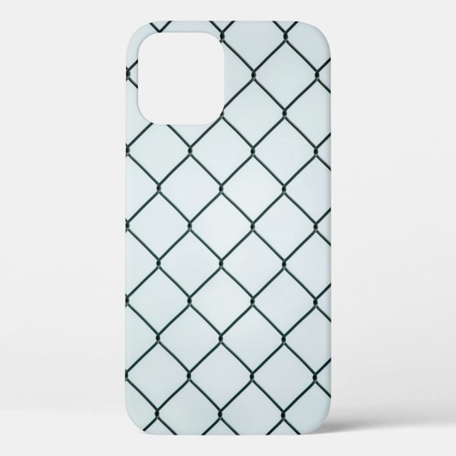 Black metal chain link fence Case-Mate iPhone case (Back)