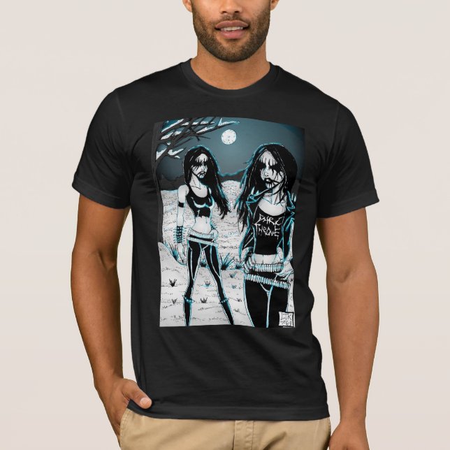 Black Metal Chicks T-Shirt (Front)