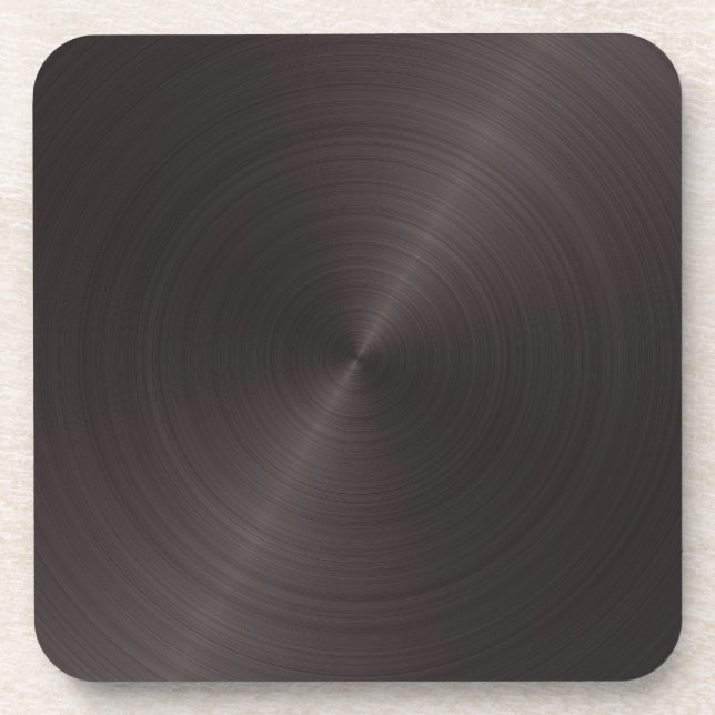 Black Metal Coaster (Front)