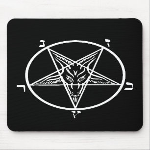 Black metal evil mousepad SATAN!!