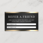 Black metal faux texture elegant referral 