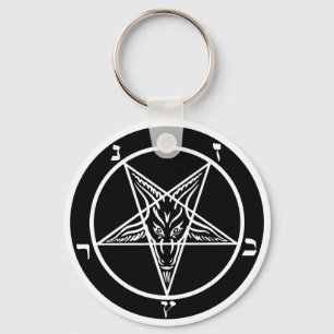 Black Metal keychain SATAN!
