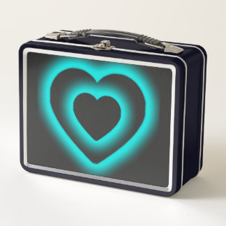 Black Metal Lunchbox