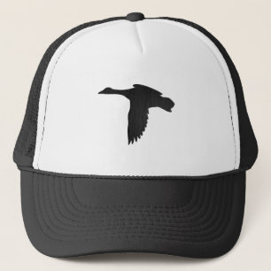 Black Metal - Mallard Duck in Flight Trucker Hat