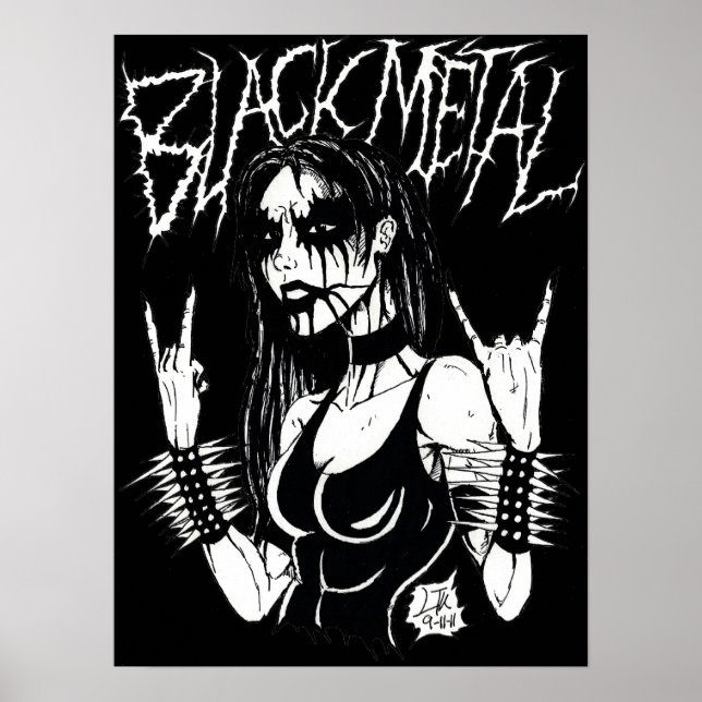 Black Metal Poster (Front)