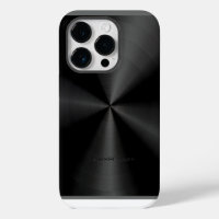 Black Metallic Pattern Stainless Steel Look 3