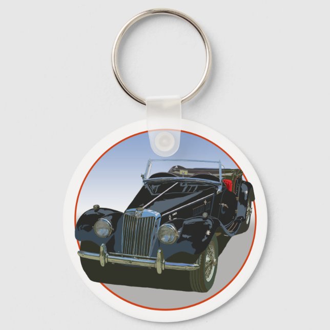 Black MG TF 1500 Key Ring (Front)