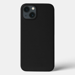 Black Micro Pinhole Fibre iPhone 13 Case