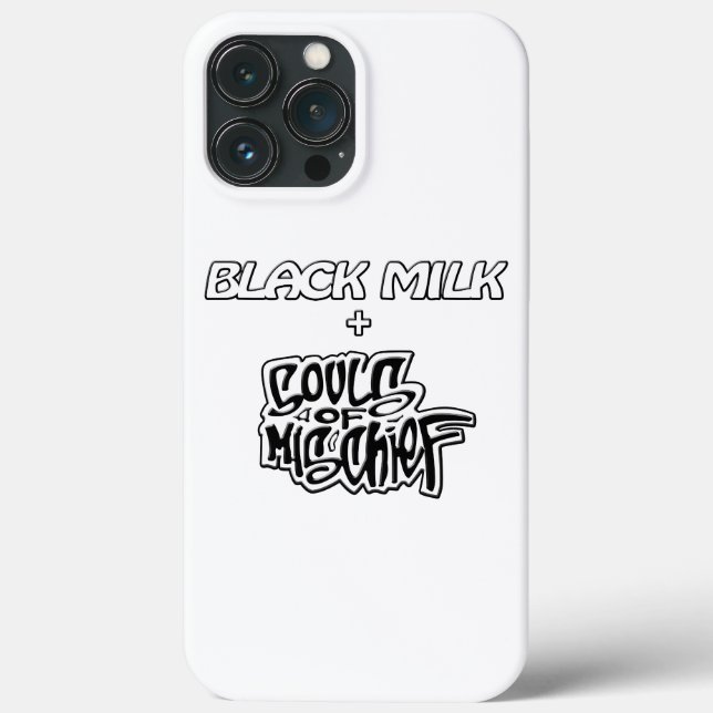 Black Milk Music Case-Mate iPhone Case (Back)