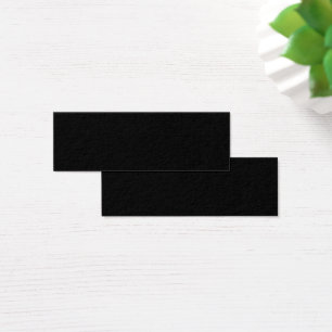Black Mini Profile Card