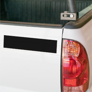 Black Minimalist Bumper Sticker Bold Style
