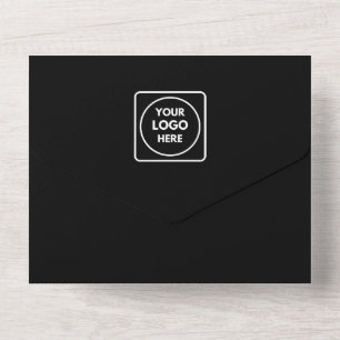 Black Minimalist Business Invitation