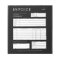 Black Minimalist Custom Small Business Invoice