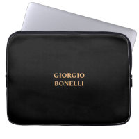 Black Minimalist Personal Modern