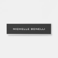 Black Minimalist Plain Modern