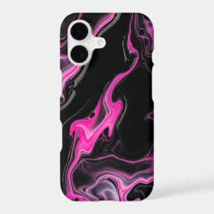 black mixture of colours with pink