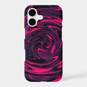 black mixture of colours with pink