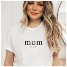 Black Modern Established Mum T-Shirt