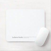 Black modern minimalist personalised name