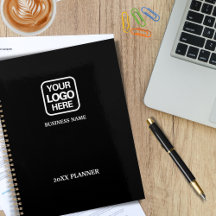 Black | Modern Professional White Business Logo