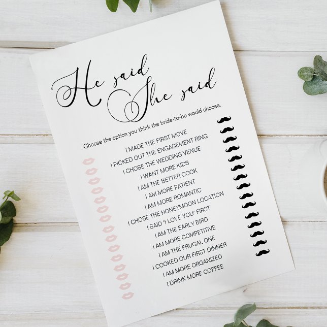 Black Modern Simple Script Game He Said She Said (Creator Uploaded)