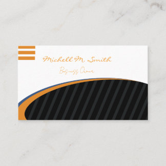 Black modern stylish business card