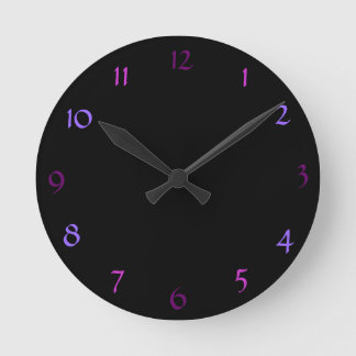 Black Modern Wall Clock
