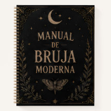 Black Modern Witch's Notebook/Manual